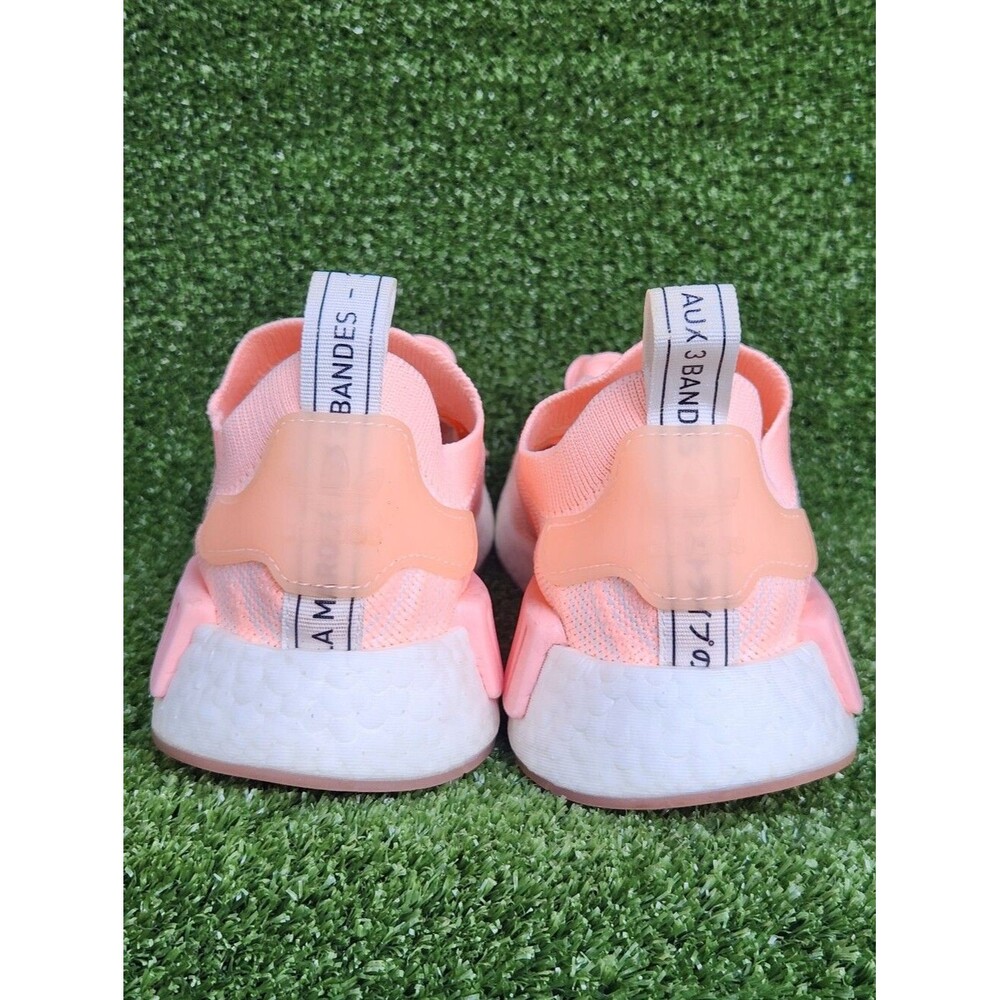 Adidas NMD-R1 Boost Women's Athletic Running/Walking Primeknit Peach Size 6 - Picture 10 of 14
